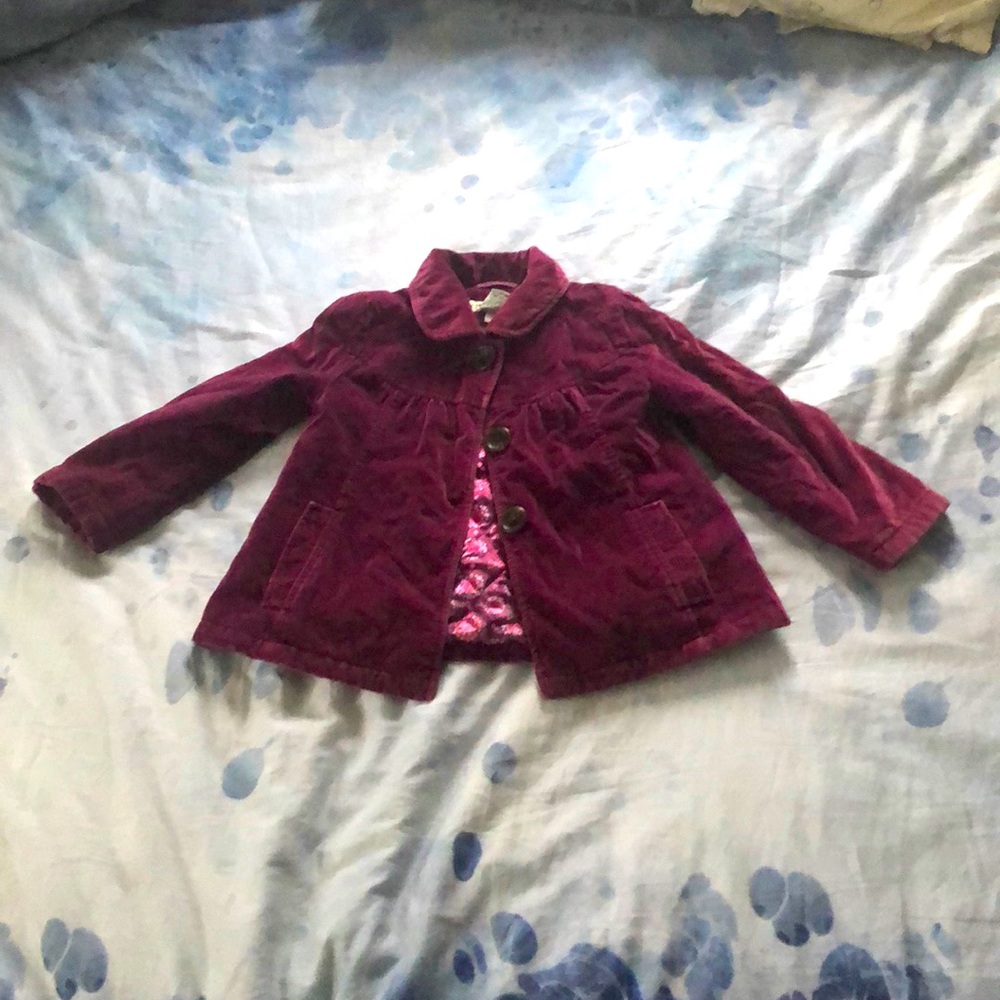 Cherokee girls velvet jacket